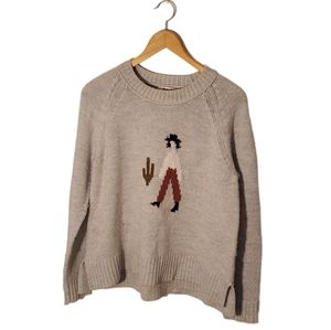 Madewell Gray Crew Neck Sweater